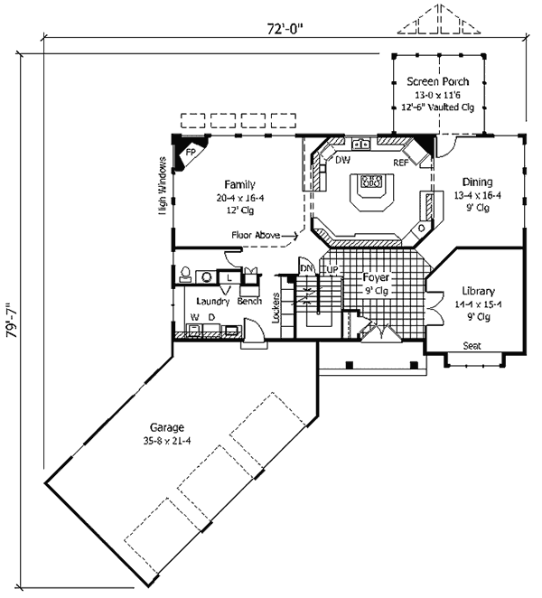 main floor house blueprint