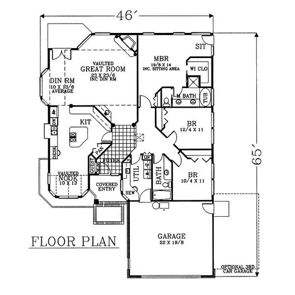 main floor house blueprint