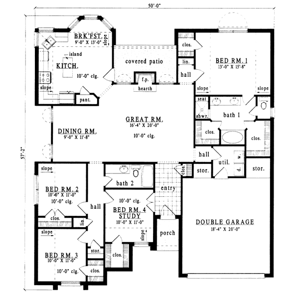 main floor house blueprint