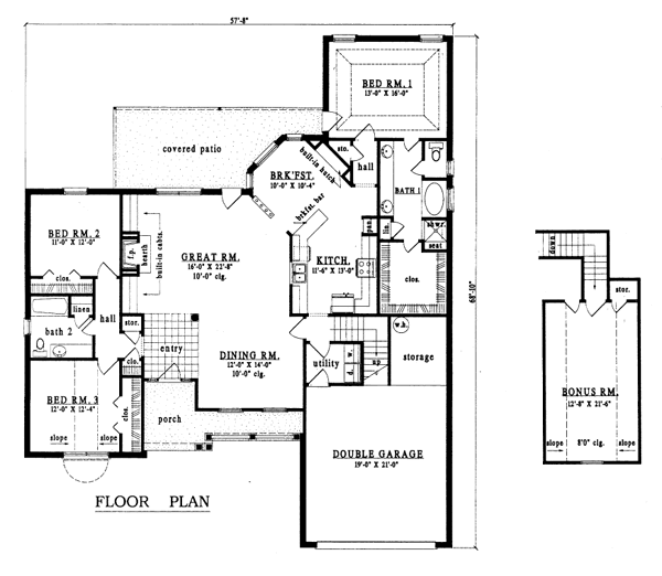 main floor house blueprint
