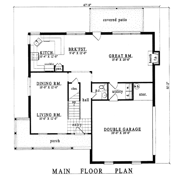 main floor house blueprint
