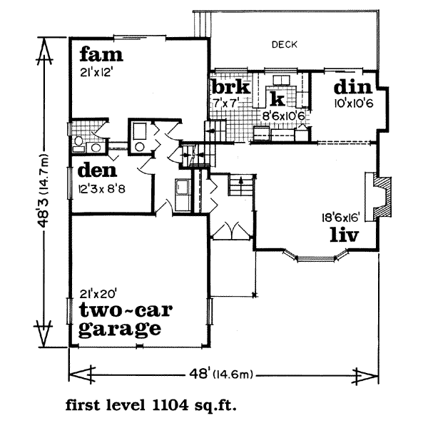 main floor house blueprint