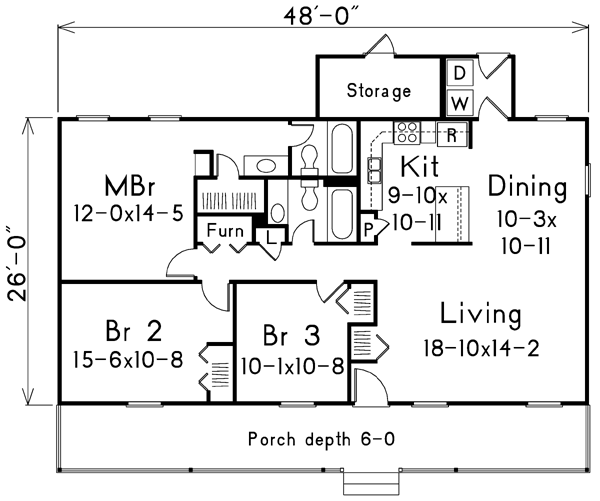 main floor house blueprint