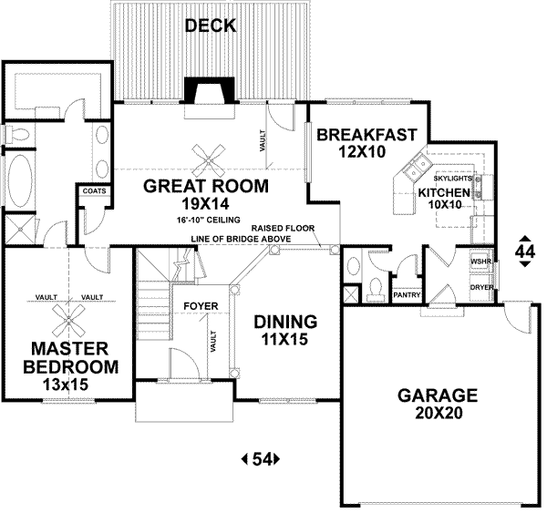 main floor house blueprint