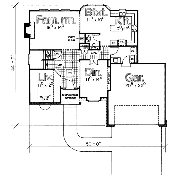 main floor house blueprint