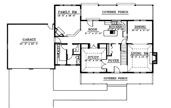 main floor house blueprint