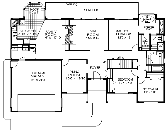 main floor house blueprint