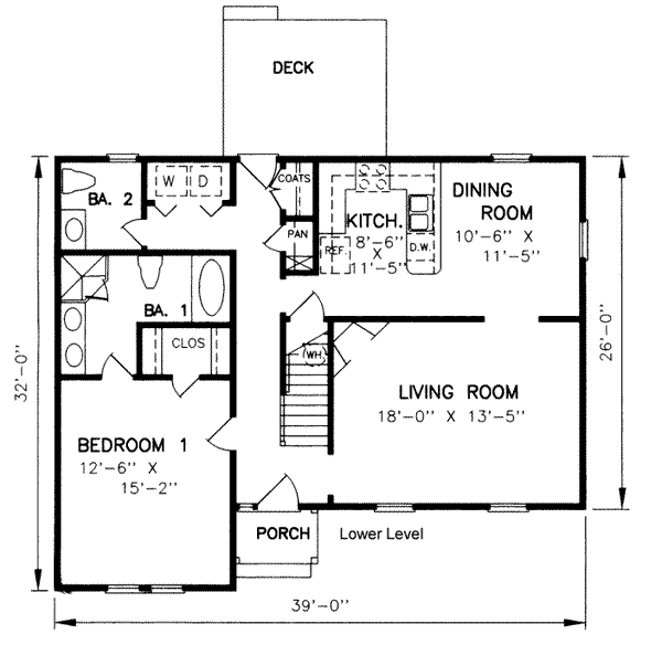 main floor house blueprint