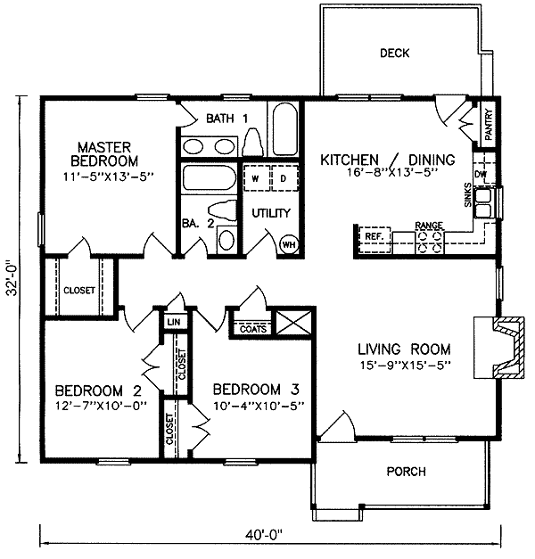 main floor house blueprint