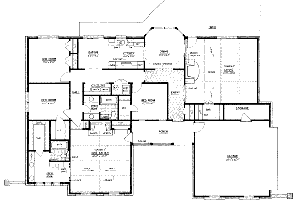 main floor house blueprint