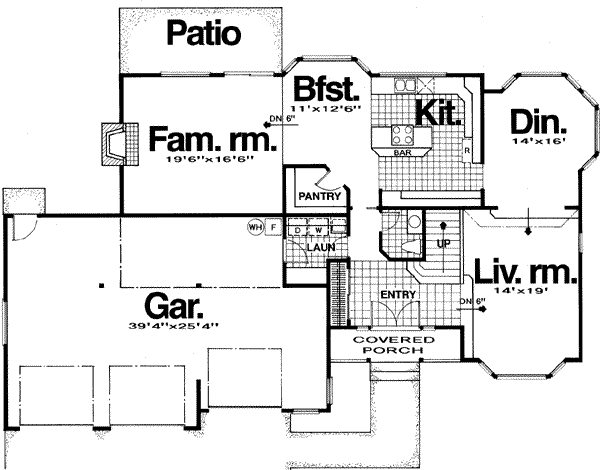 main floor house blueprint