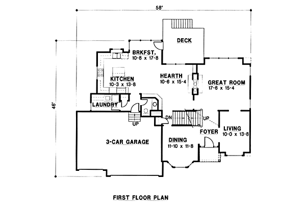 main floor house blueprint