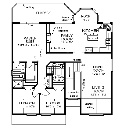 main floor house blueprint