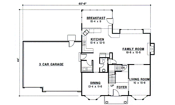 main floor house blueprint