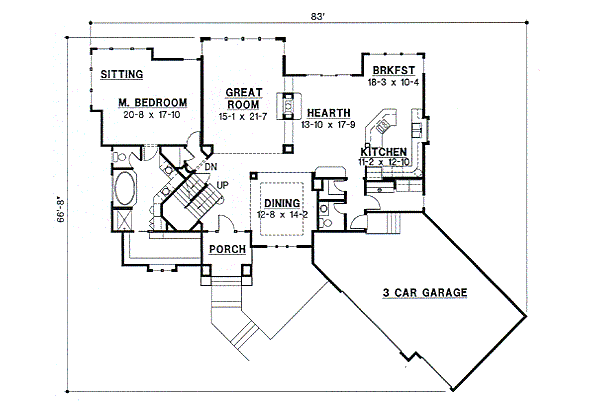 main floor house blueprint