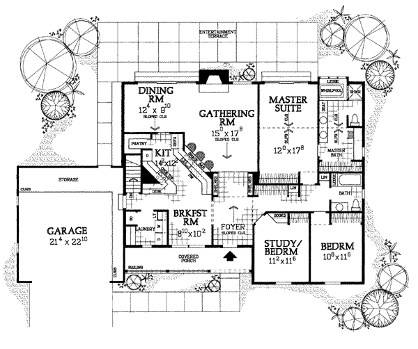 main floor house blueprint