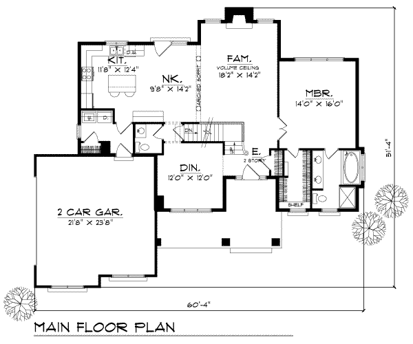 main floor house blueprint