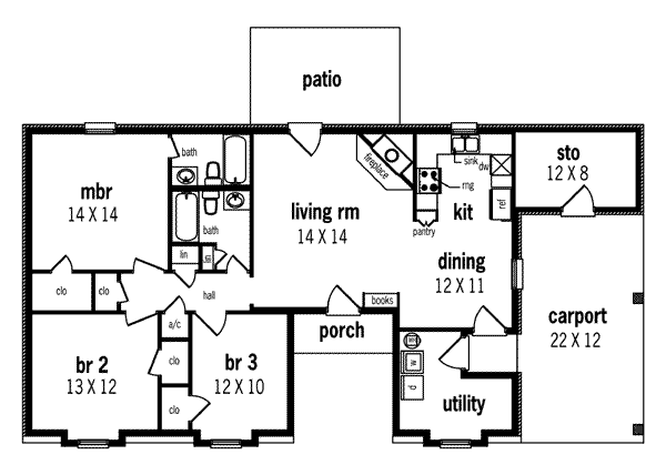 main floor house blueprint