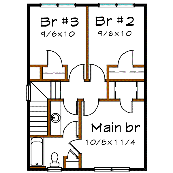 upper floor house blueprint