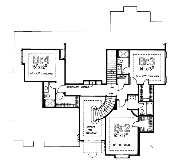upper floor house blueprint