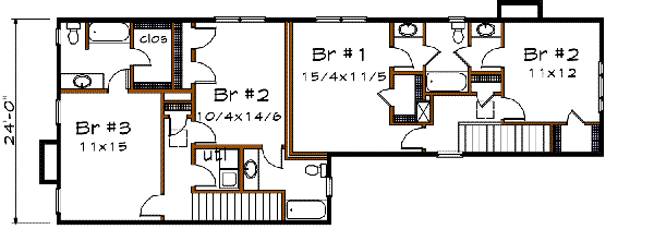 upper floor house blueprint
