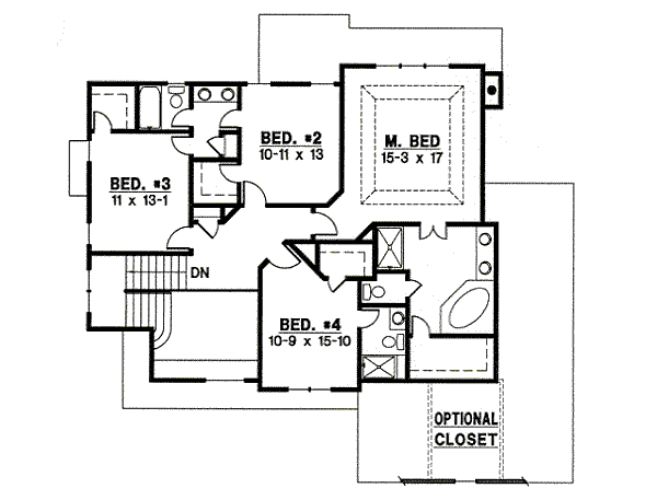 upper floor house blueprint