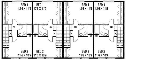 upper floor house blueprint