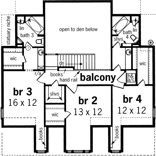 upper floor house blueprint