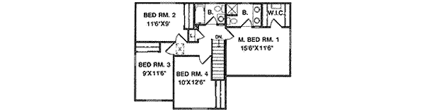 upper floor house blueprint