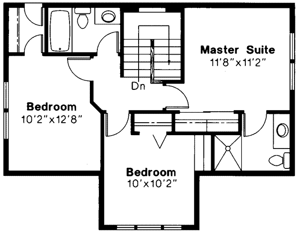 upper floor house blueprint