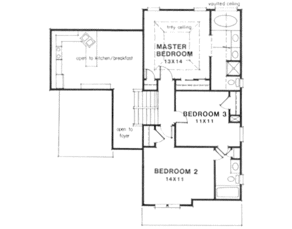 upper floor house blueprint
