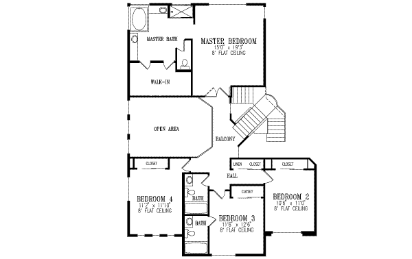 upper floor house blueprint