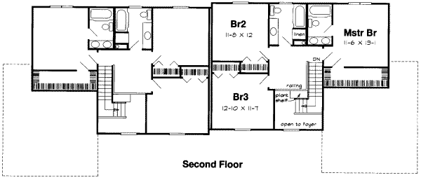 upper floor house blueprint