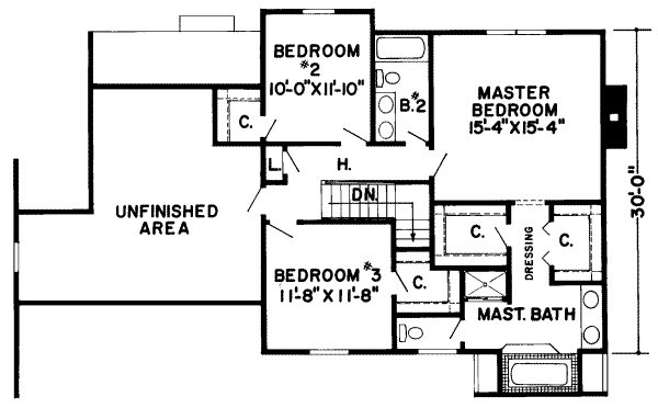 upper floor house blueprint