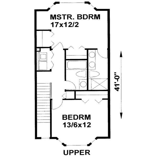 upper floor house blueprint