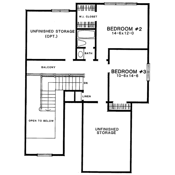 upper floor house blueprint