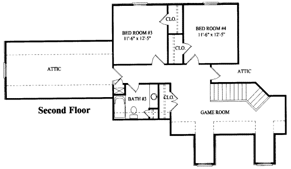 upper floor house blueprint