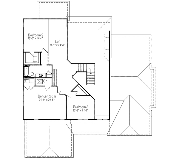 upper floor house blueprint
