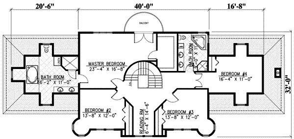 upper floor house blueprint
