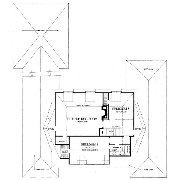 upper floor house blueprint