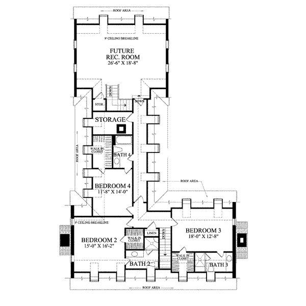 upper floor house blueprint