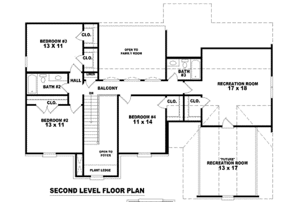 upper floor house blueprint