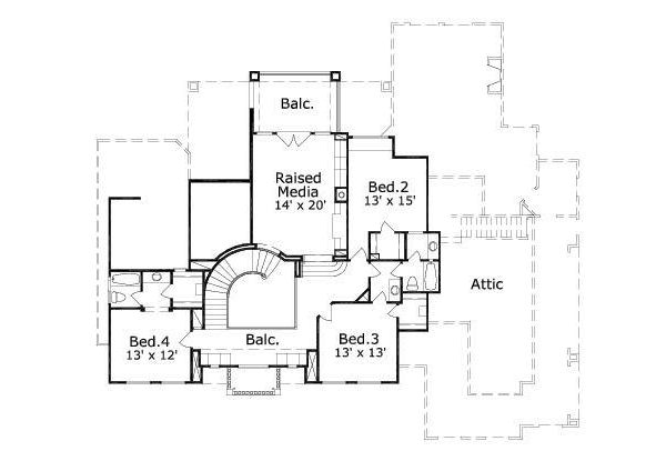 upper floor house blueprint