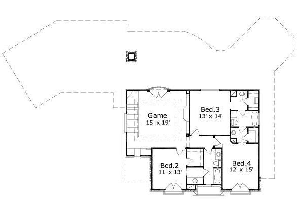 upper floor house blueprint