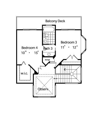 upper floor house blueprint