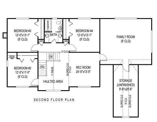 upper floor house blueprint