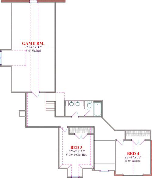 upper floor house blueprint