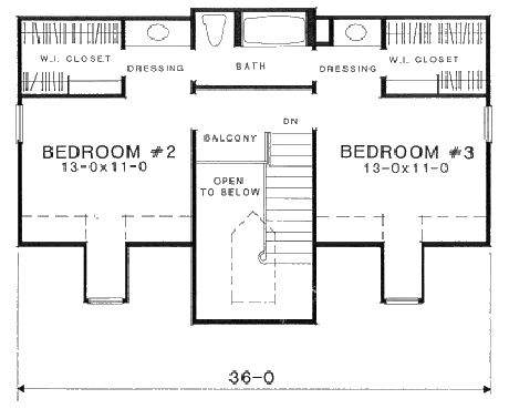 upper floor house blueprint