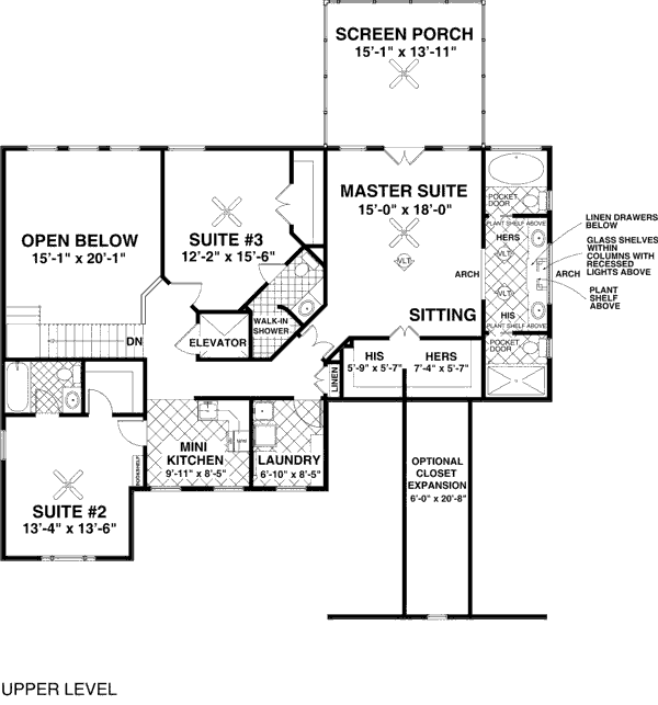 upper floor house blueprint