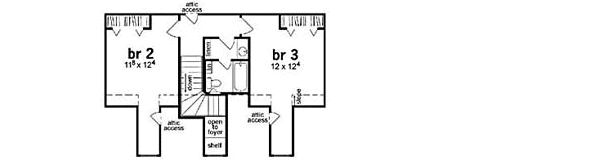 upper floor house blueprint